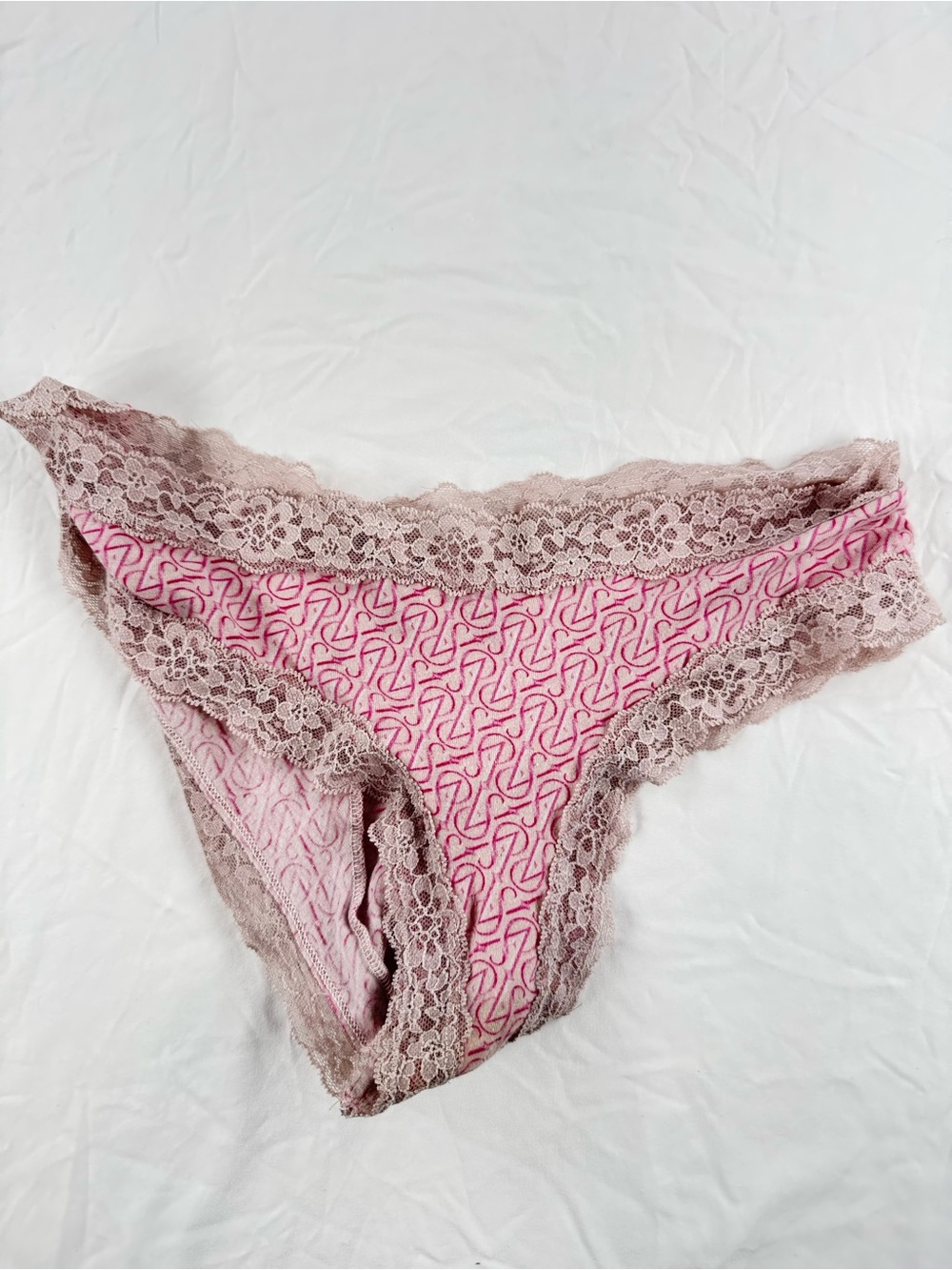 Victoria's Secret Pink Lace Trim cheeky Panty